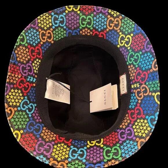 GucciGG Psychedelic Bucket Hat w/ Tags